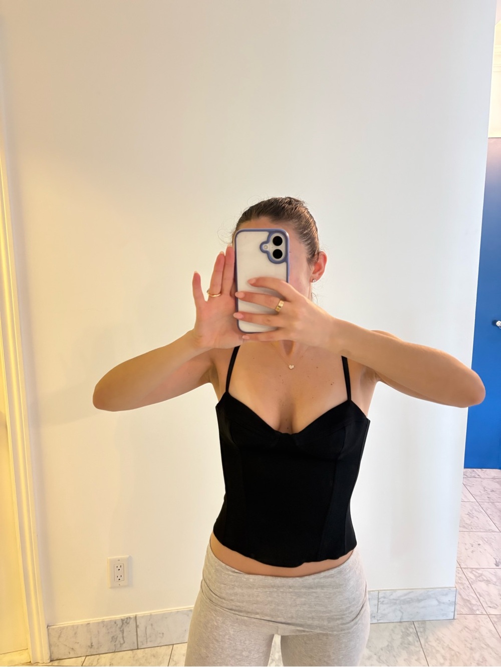 Aritzia Black Bustier Crop Top - Small - Picture 3 of 4